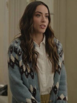 New A Very Jonas Christmas Chloe Bennet Cardigan