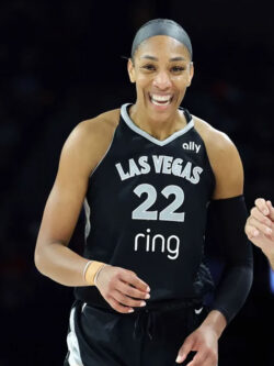 New A’ja Wilson Las Vegas Aces Black Jersey