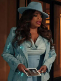 All’s Fair 2025 Niecy Nash Sequin Peacock Blazer