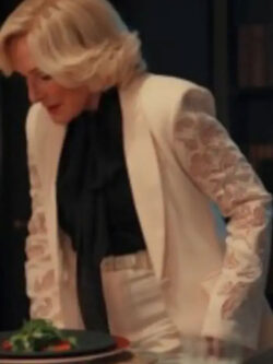 Dina Standish TV Series All’s Fair 2025 Glenn Floral Sleeves Blazer