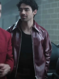 Film A Very Jonas Christmas Movie 2025 Joe Leather Jacket