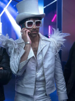 Film A Very Jonas Christmas Movie 2025 Joe Jonas White Jacket