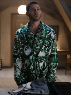 Film A Very Jonas Christmas Movie 2025 Nick Jonas Printed Robe