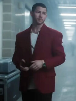 Film A Very Jonas Christmas Movie 2025 Nick Red Blazer