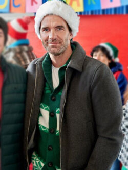 Lucas Bryant A World Record Christmas Eric Parsons Wool Jacket
