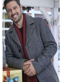 Ryan Paevey A Timeless Christmas Grey Coat