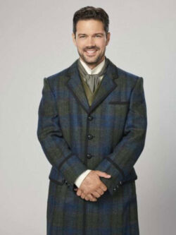 Ryan Paevey A Timeless Christmas Charles Whitley Check Coat