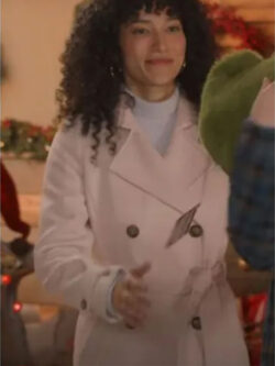 A Magical Christmas Village Madonna Gonzalez Wool Coat