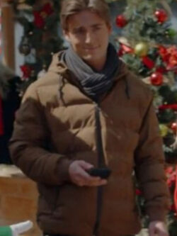 New A Make or Break Holiday Evan Roderick Brown Puffer Jacket