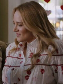 A Make or Break Holiday Hunter King White Blouse