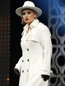 AEW Dynamite 2025 Toni Storm White Trench Coat New