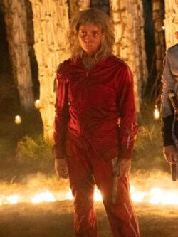 Alfie Williams 28 Years Later The Bone Temple Red Jacket