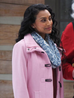 Leslie Libby Film A Christmas Letter Glenda Pink Coat