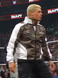 WWE Raw Cody Rhodes Veterans Day Jacket New