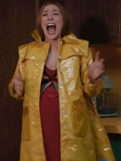 WandaVision Elizabeth Olsen Yellow Coat New