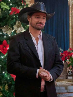 Warren Christie A Royal Montana Christmas Black Blazer New