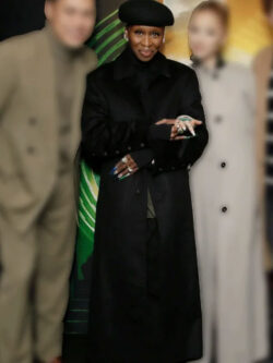 Wicked 2025 Cynthia Erivo Black Overcoat New