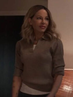 Wildcat 2025 Kate Beckinsale Beige Polo Shirt New