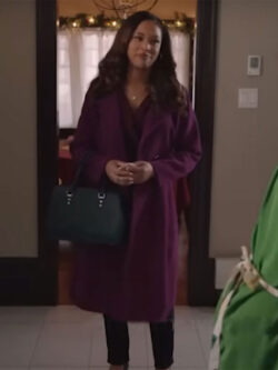 Willow Film A Christmas Serenade Skye Purple Trench Coat