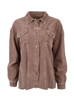 Women Rodeo Cowgirl Purple Corduroy Jacket New