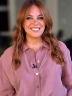 New A Nossa Tarde Tânia Ribas de Oliveira Pink Shirt