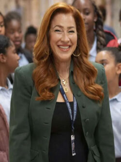 Abbott Elementary S05 Lisa Ann Walter Green Blazer New