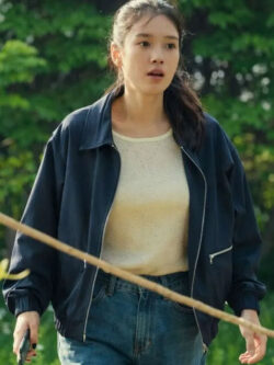 Ahn Eun-jin Dynamite Kiss Bomber Jacket New