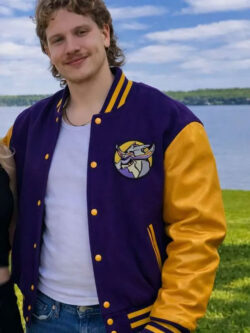 Aidan Shaw Finding Her Edge Varsity Jacket New