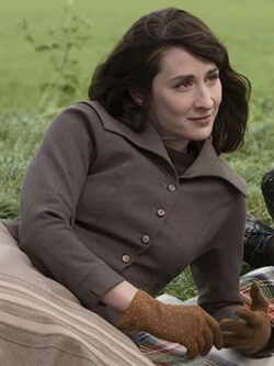 Morven Christie Grantchester Amanda Hopkins Grey Jacket New