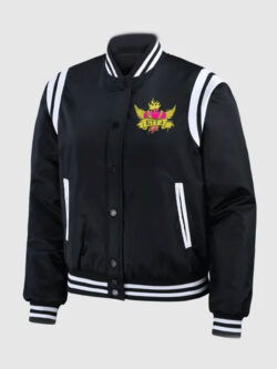 WWE Legend Lita Black Bomber Jacket New