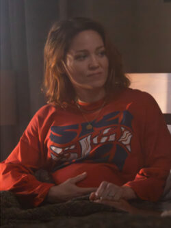 New Will Trent S04 Erica Christensen Cropped Ski Sweater