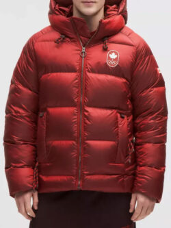 Winter Olympic 2026 Team Canada Puffer Jacket New