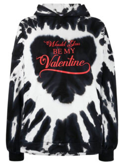 Would You Be My Valentine Tie Dye Hoodie New