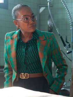 Will Trent S04 Amanda Wagner Green Check Blazer New