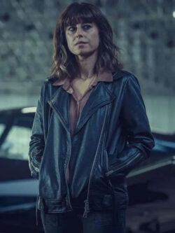 Zahra Ahmadi Betrayal Black Leather Jacket New