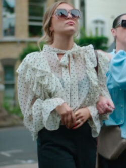We Might Regret This S02 Hanako Footman Heart Print Blouse New