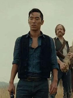 Westworld Leonardo Nam Black Cotton Vest
