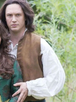 Wuthering Heights Tom Hardy Brown Vest New