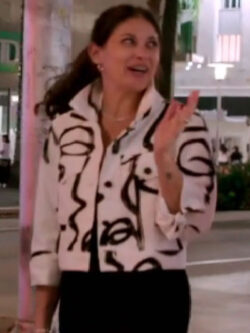 New 90 Day Fiance Happily Ever After S09 Loren Brovarnik Crop Print Jacket