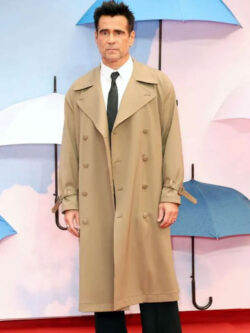 A Big Bold Beautiful Journey Colin Farrell Beige Coat