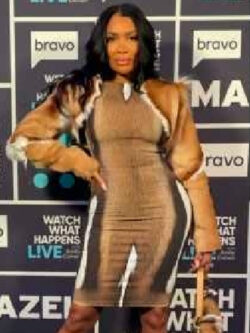 Watch What Happens Live 2025 Brit Eady Printed Dress New