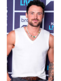 New Watch What Happens Live 2026 Dylan Efron White Tank Top